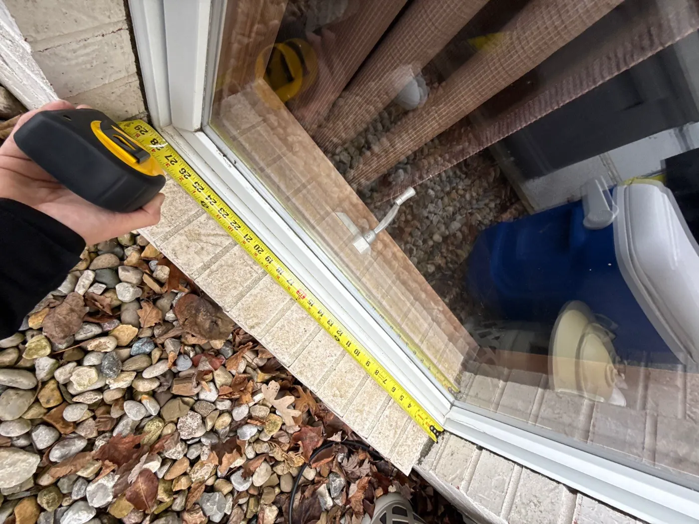 Window replacement documented in Tipton